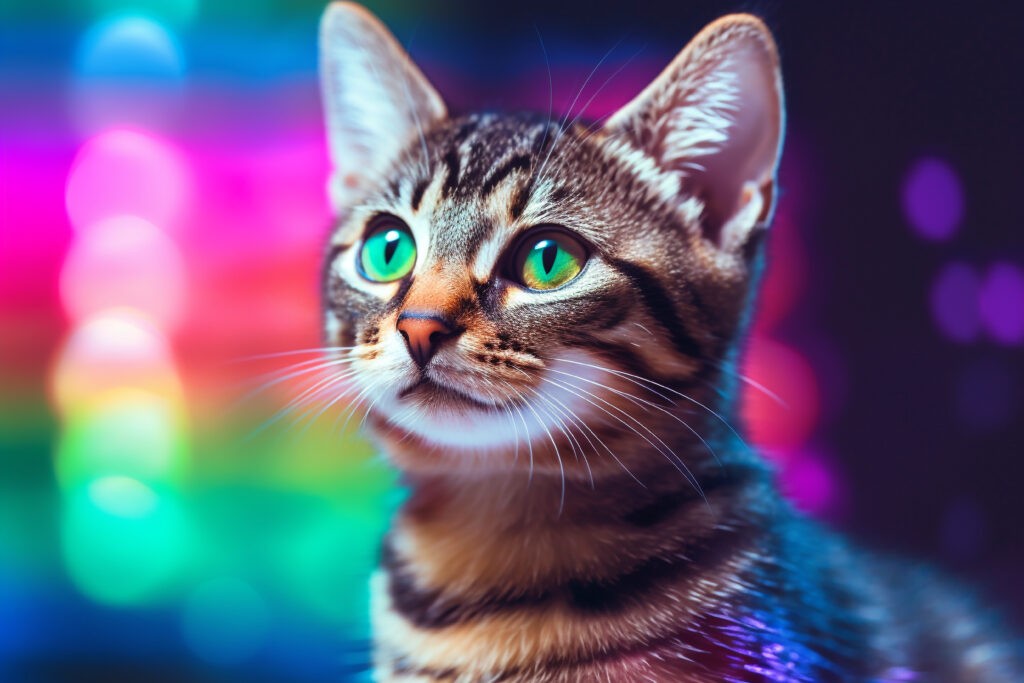 Katzen Farben sehen Sehvermögen Sinne bunt