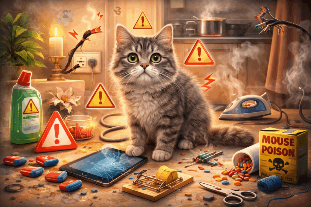 Gefahren für Katzen