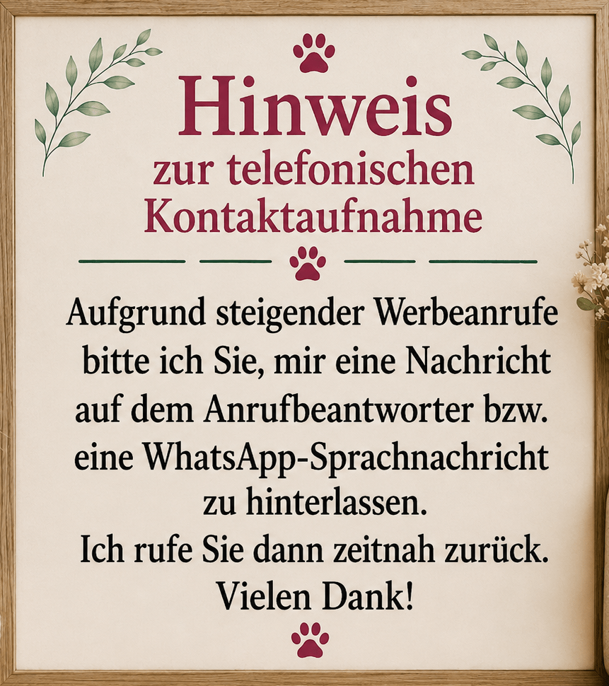 Telefonische Kontaktaufnahme
